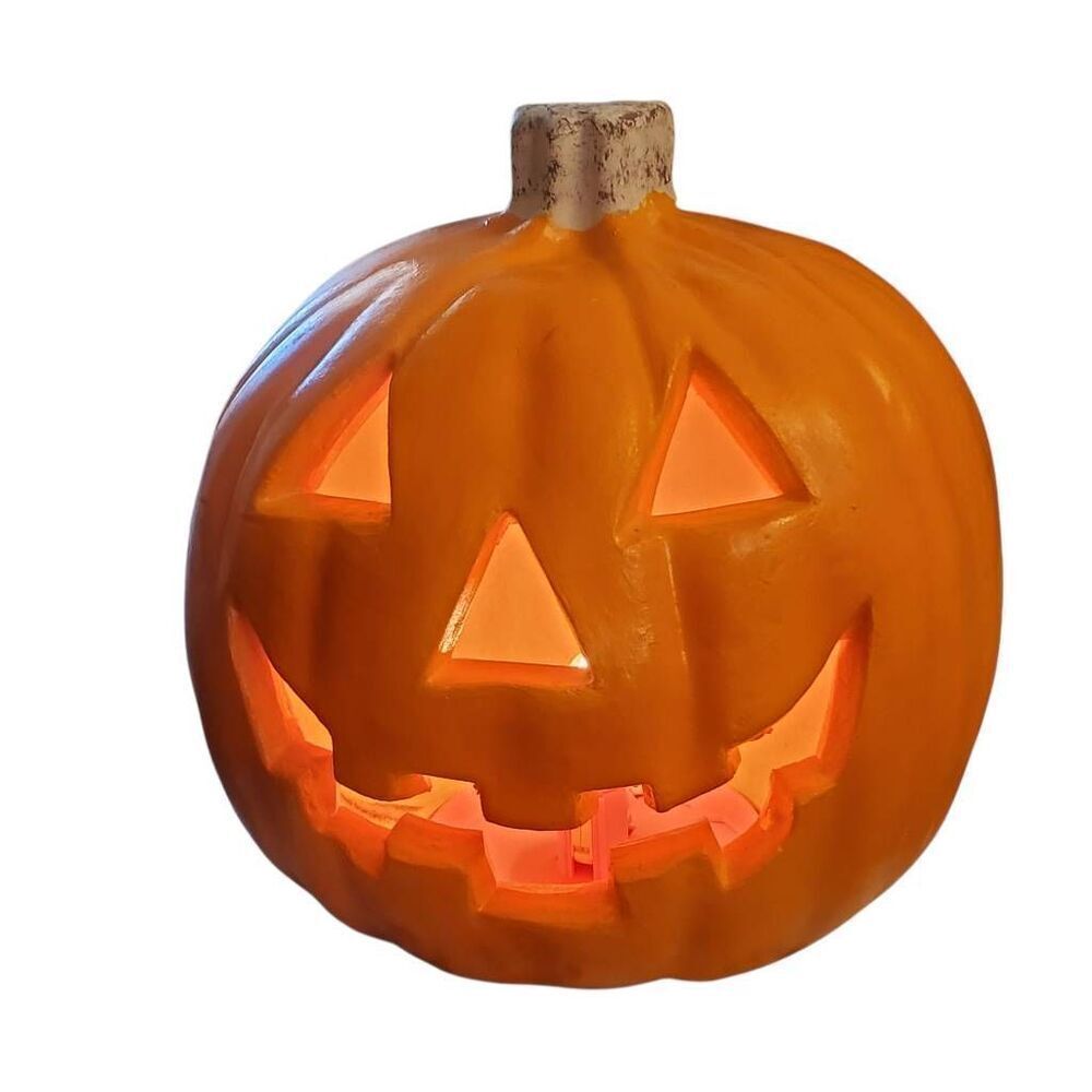 Vintage1998 Foam Blow Mold Jack-O Lantern Halloween Pumpkin By The Paper Magic G